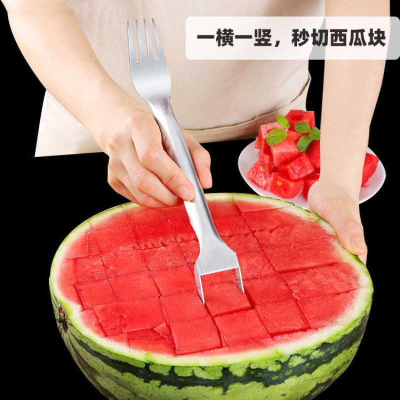 Kitchen Gadgets Vegetable Cutter - 스테인리스 스틸 수박 커터, 멋진 커팅