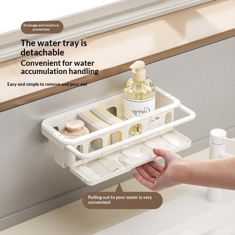 Kitchen Gadgets Rack Storage - 주방 싱크대 정리대 대용량 물빠짐 선반