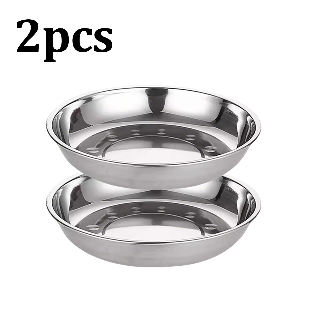 Salad Spinner - 12cm 스테인리스 스틸 원형 접시. 샐러드,