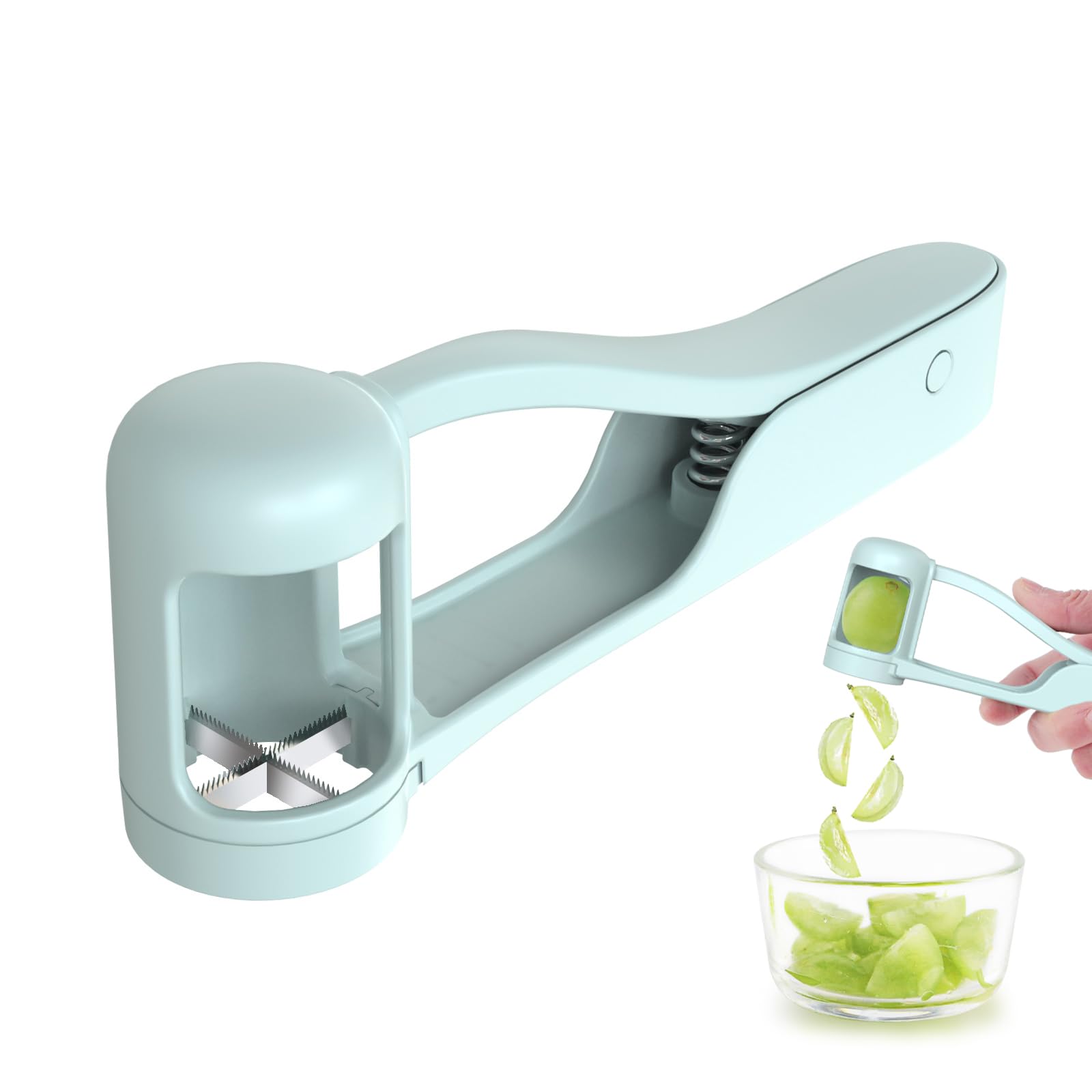 Kitchen Gadgets Vegetable Cutter - 새로운 포도 체리 토마토 딸기 커터