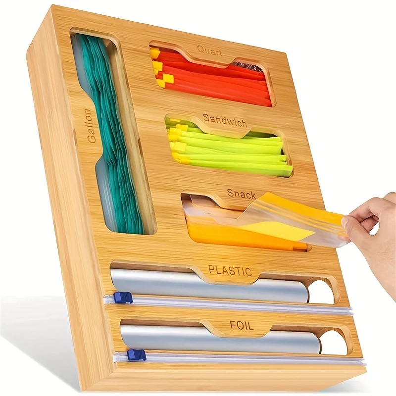 Kitchen Gadgets Rack - 주방 보관 선반 플라스틱 랩 디펜서,