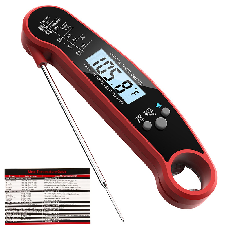 디지털 고기 온도계 그릴 요리용 백라이트가 있는 고정밀 - Instant Read Thermometer 리뷰 및 가격