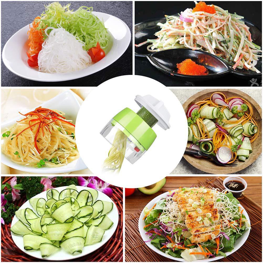 야채 커터 수동 나선형 커터 당근 오이를위한 주방 가제 - Kitchen Gadgets Vegetable Cutter 리뷰 및 가격