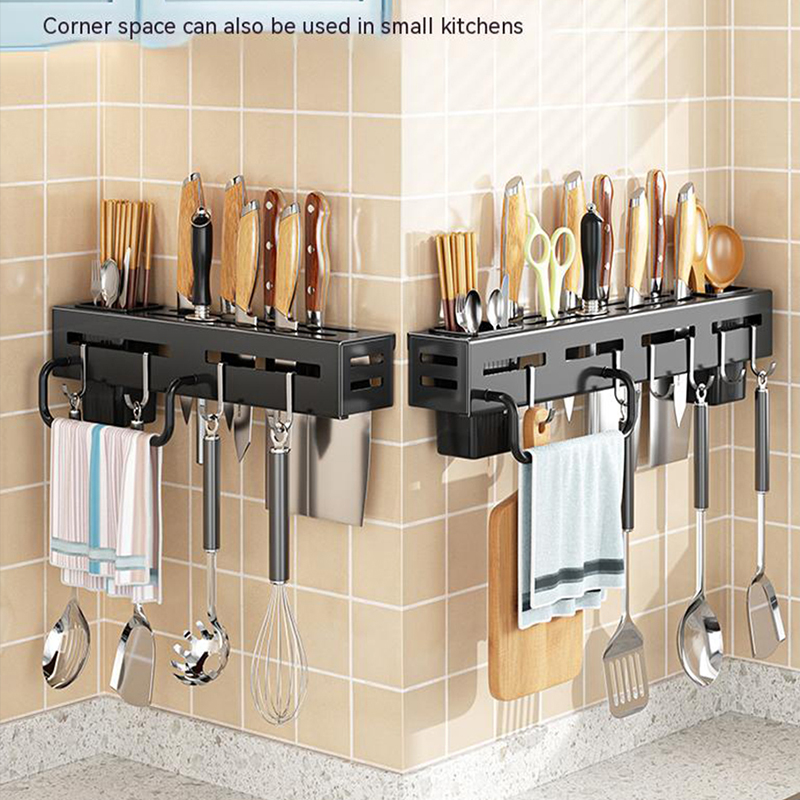 벽걸이형 주방 정리대 칼꽂이 일체형 식기 보관함, 주방 - Kitchen Gadgets Rack Storage 리뷰 및 가격