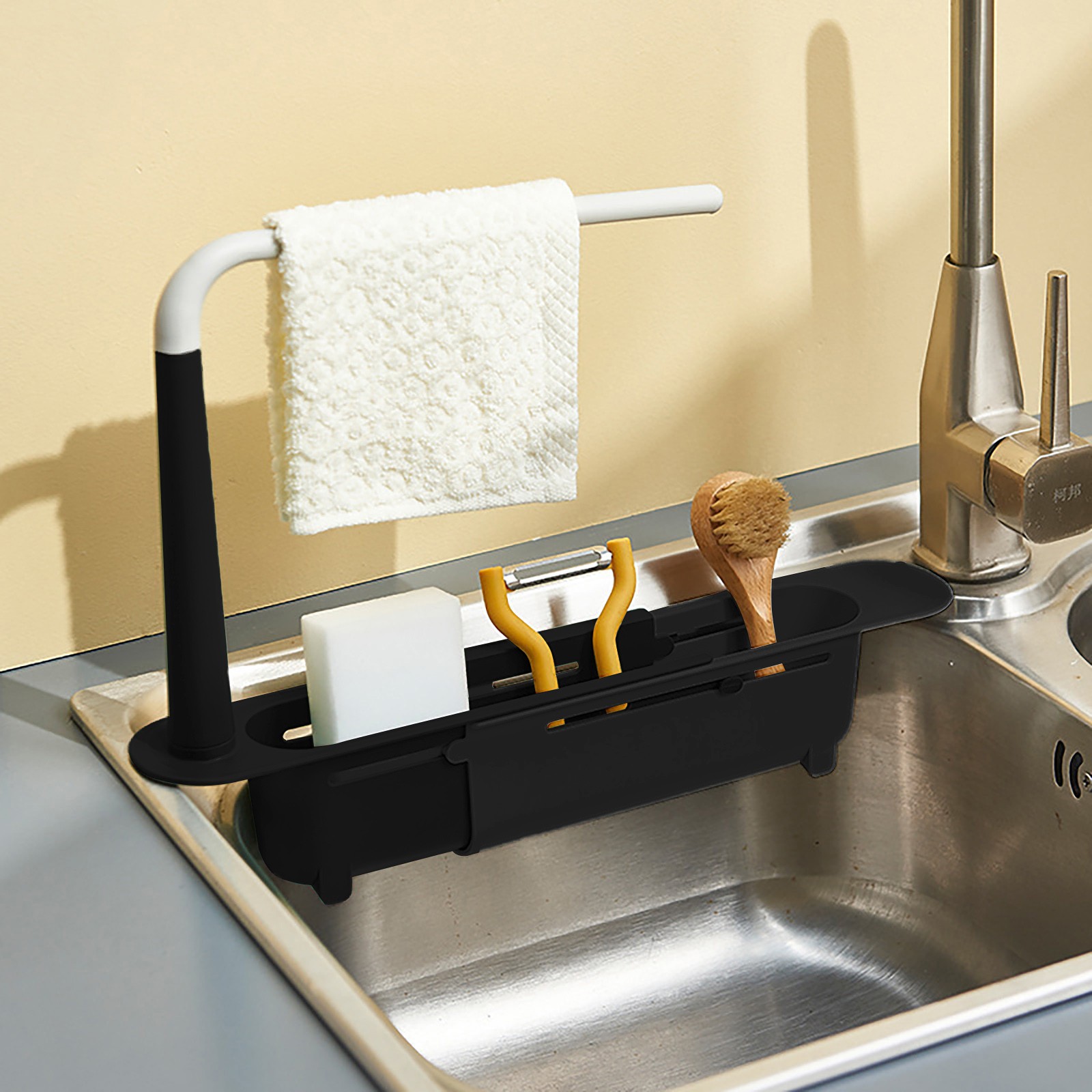 주방 정리함 비누 스펀지 거치대 수건 선반, 신축성 싱 - Kitchen Gadgets Rack Storage 리뷰 및 가격