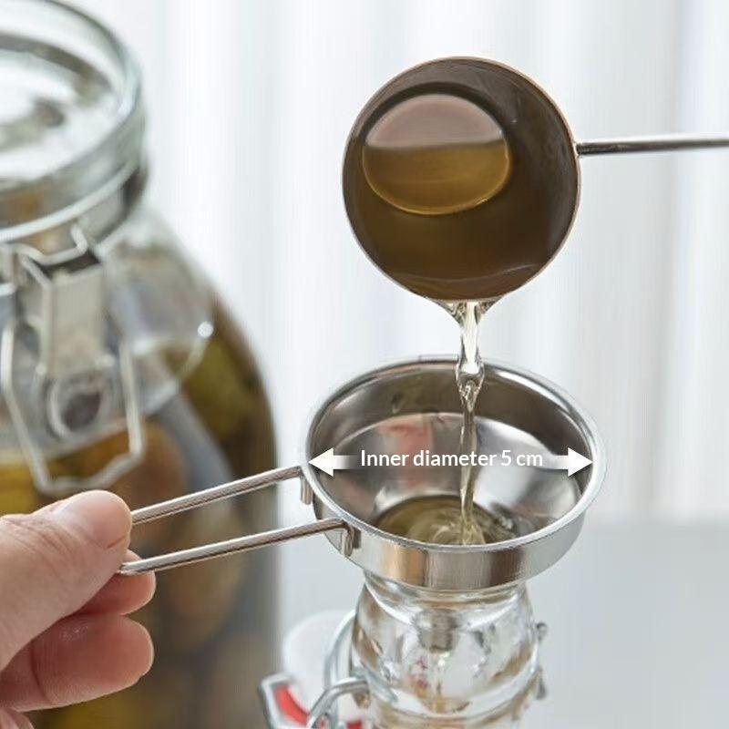 SUSU 1PCS 손잡이가 있는 스테인레스 스틸 깔때기 - Kitchen Gadgets For Small Kitchens 리뷰 및 가격