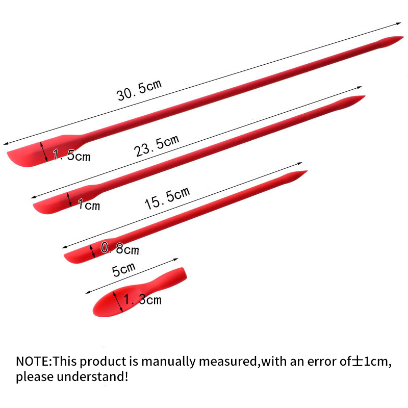 홀라룸 3개/6개 실리콘 주걱 양면 스쿱 미니 잼 스크 - Kitchen Gadgets For Small Kitchens 리뷰 및 가격