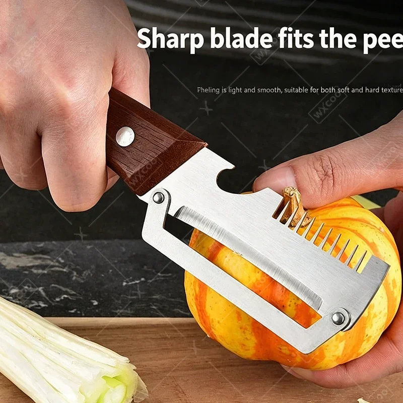 WXCOO 2-in-1 스테인리스 필러, 병따개가 있는 - Kitchen Gadgets Vegetable Cutter 리뷰 및 가격