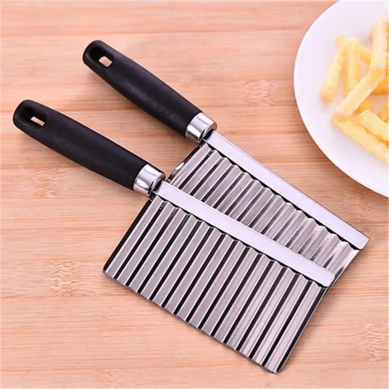1PC 웨이브 나이프 다기능 마체 커팅 프렌치 프라이  - Kitchen Gadgets Hacks 리뷰 및 가격