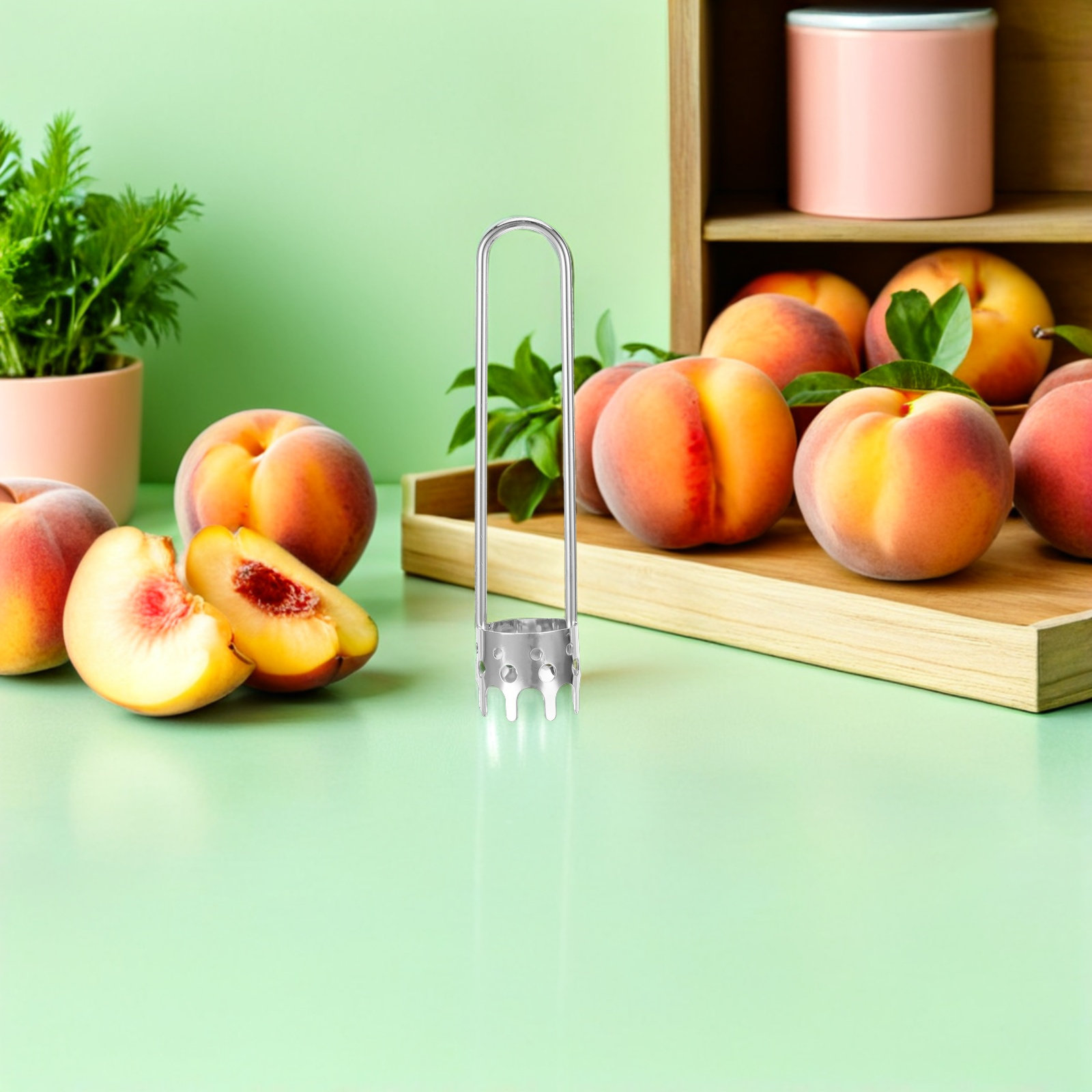 4개입 스테인리스 스틸 코어러 세트 효율적인 과일 및  - Kitchen Gadgets Usa 리뷰 및 가격