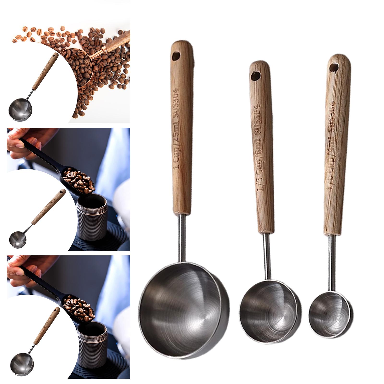 커피 스쿱 계량컵 액세서리 빈티지 스타일 나무 손잡이  - Kitchen Gadgets Vintage 리뷰 및 가격