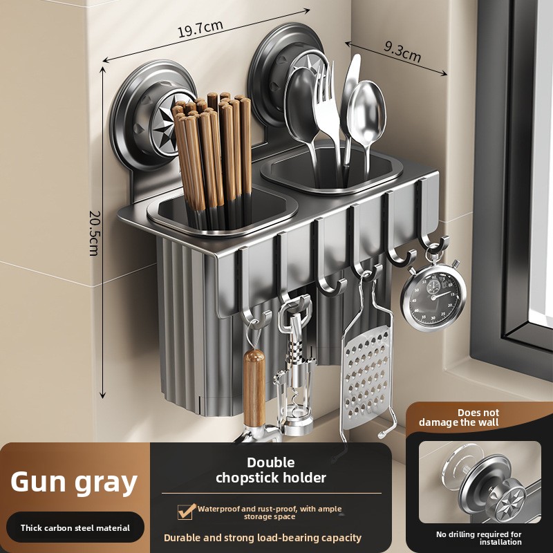 벽걸이형 주방 식기 보관 랙 다중 슬롯 나이프 정리대, - Kitchen Gadgets Rack Storage 리뷰 및 가격