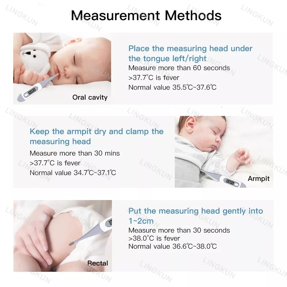 성인용 온도계, 발열용 소프트 헤드 디지털 구강 온도계 - Instant Read Thermometer 리뷰 및 가격