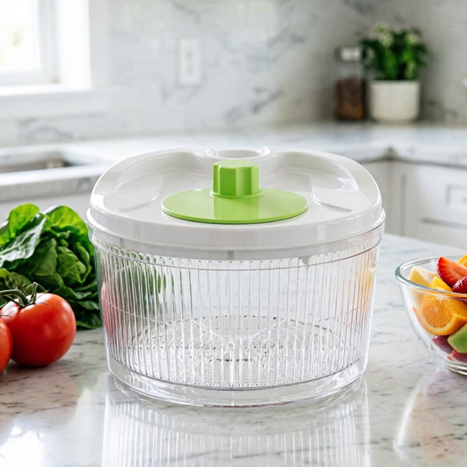 배수구가 있는 샐러드 스피너, 야채 건조기, 주방용 샐 - Salad Spinner 리뷰 및 가격