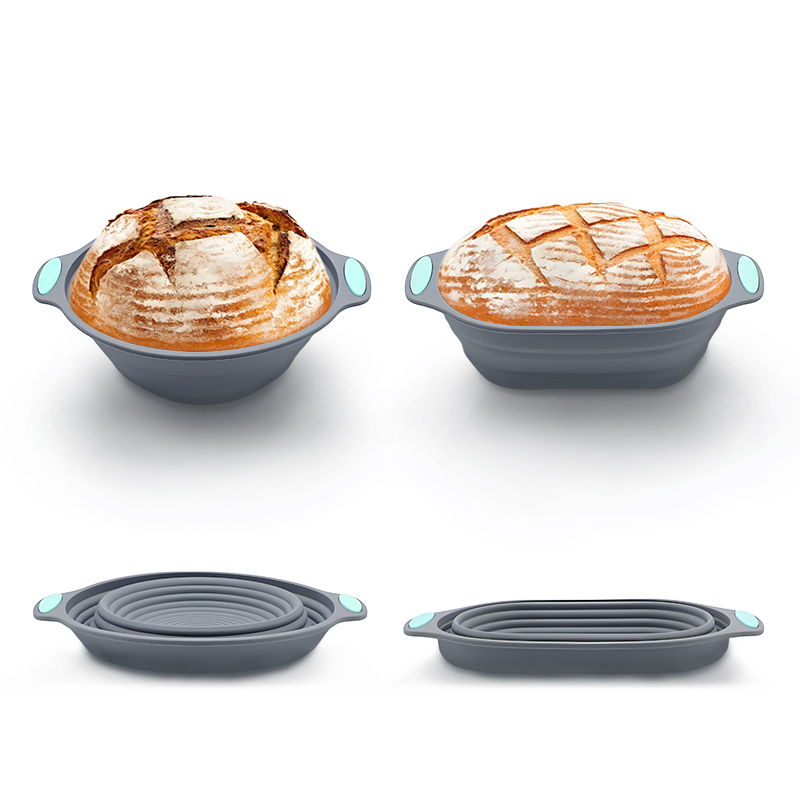 1PC 실리콘 접이식 반네통 빵 발효 바구니 - 사워도 - Zyliss Kitchen Gadgets 리뷰 및 가격