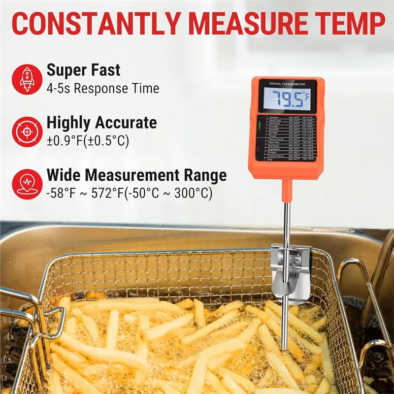 Y42A-TP510 디지털 온도계, 냄비 클립 포함 방 - Instant Read Thermometer 리뷰 및 가격