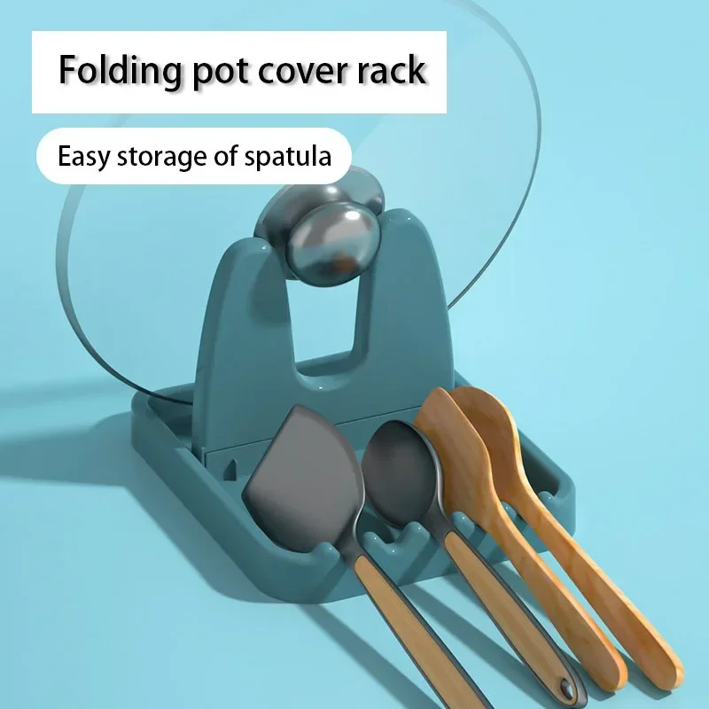 접이식 냄비 뚜껑 랙 스탠드 주방 정리함 플라스틱 스푼 - Kitchen Gadgets Rack 리뷰 및 가격