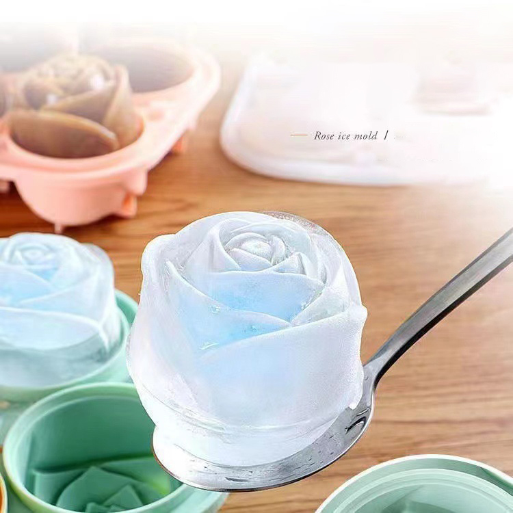 3D 로즈 아이스 몰드 4 홀 아이스 큐브 트레이 몰드 - Zyliss Kitchen Gadgets 리뷰 및 가격