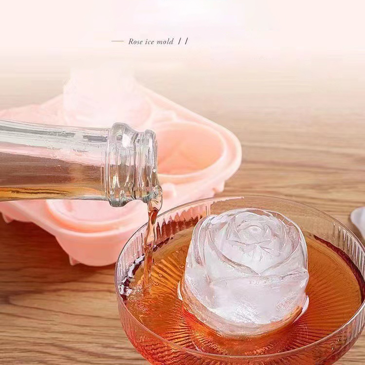3D 로즈 아이스 몰드 4 홀 아이스 큐브 트레이 몰드 - Zyliss Kitchen Gadgets 리뷰 및 가격