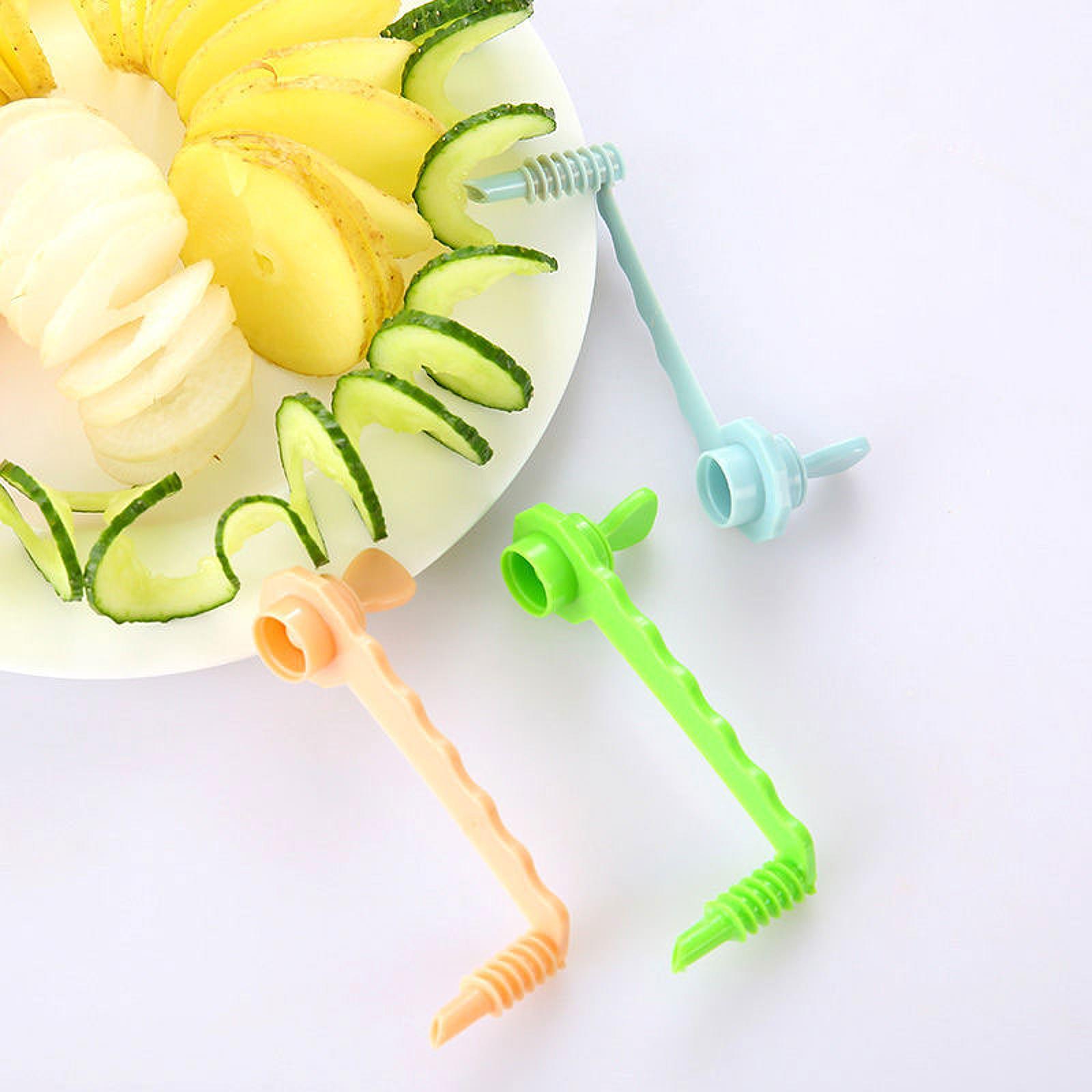 3피스 나선형 감자 커터, 나선형 야채 커터 도구, 주 - Kitchen Gadgets Vegetable Cutter 리뷰 및 가격