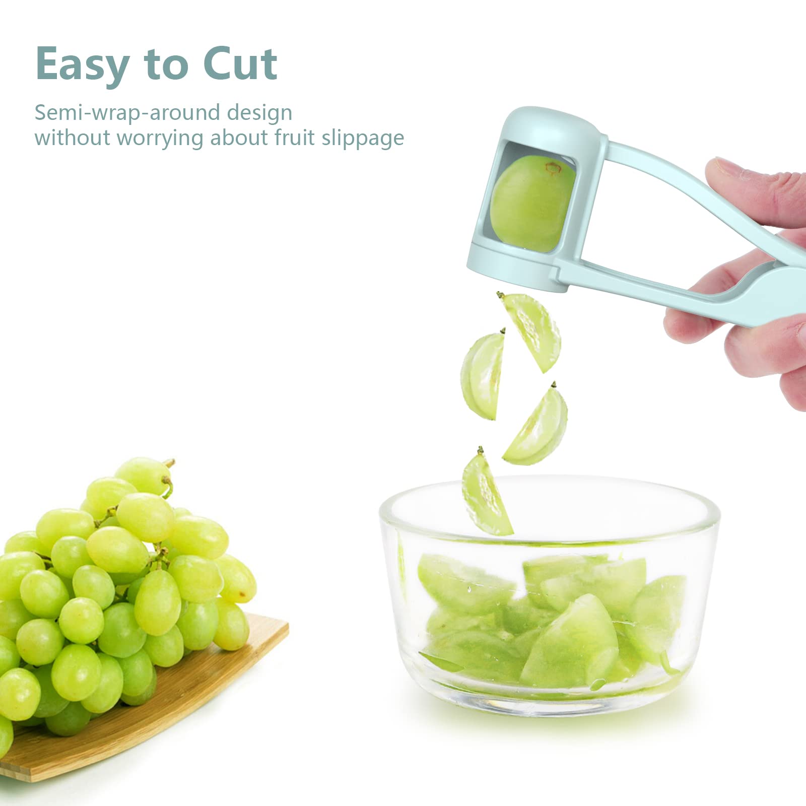 새로운 포도 체리 토마토 딸기 커터 쿼터 슬라이서 도구 - Kitchen Gadgets Vegetable Cutter 리뷰 및 가격