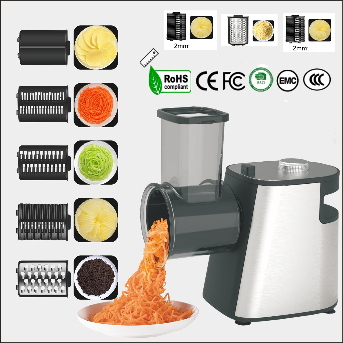 음식 슬라이서 치즈 그레이터 주방 도구 자동 전기 야채 - Kitchen Gadgets Vegetable Cutter 리뷰 및 가격