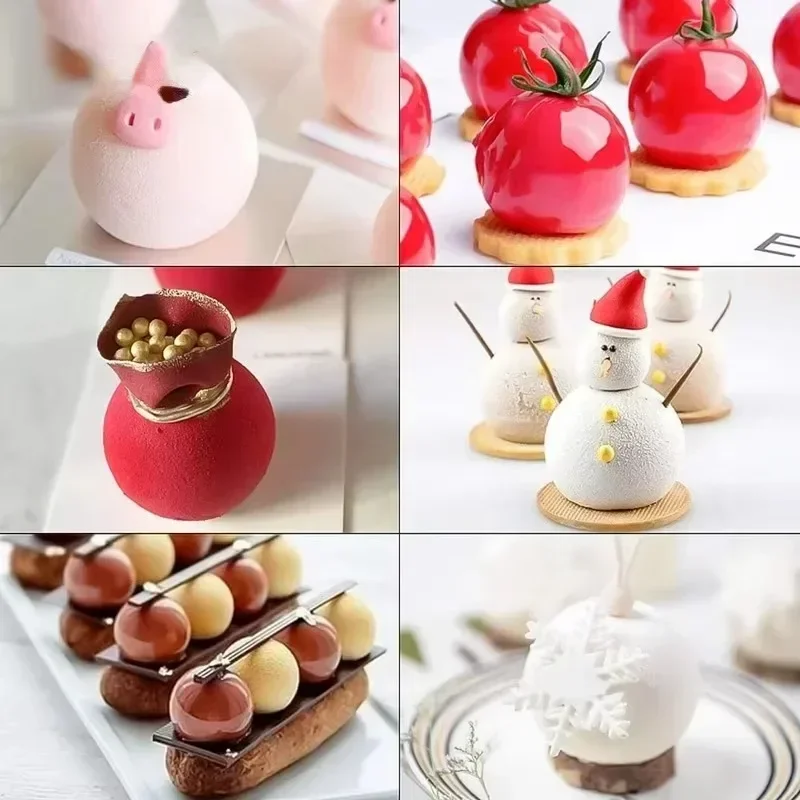 무스 케이크 베이킹 공 모양에 대한 3D 구형 실리콘  - Zyliss Kitchen Gadgets 리뷰 및 가격