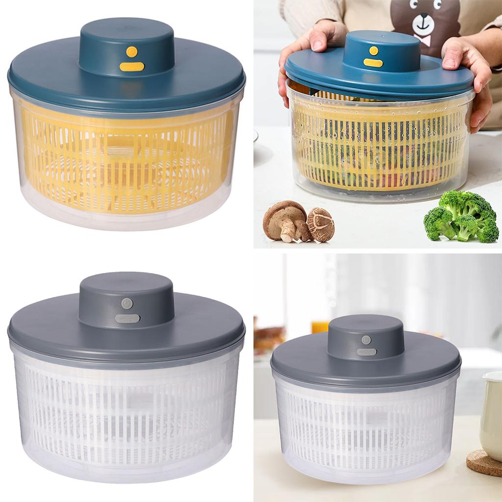 편리한 전기 샐러드 스피너 빠른 건조 세척 보관 탈수  - Salad Spinner 리뷰 및 가격