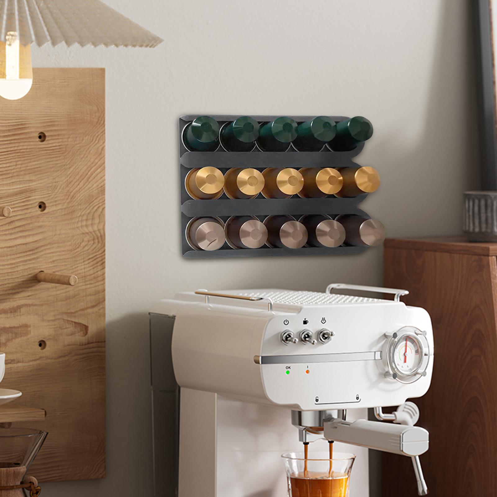 커피 포드 보관 벽걸이형 커피 포드 보관 랙 공간 절약 - Kitchen Gadgets Rack 리뷰 및 가격