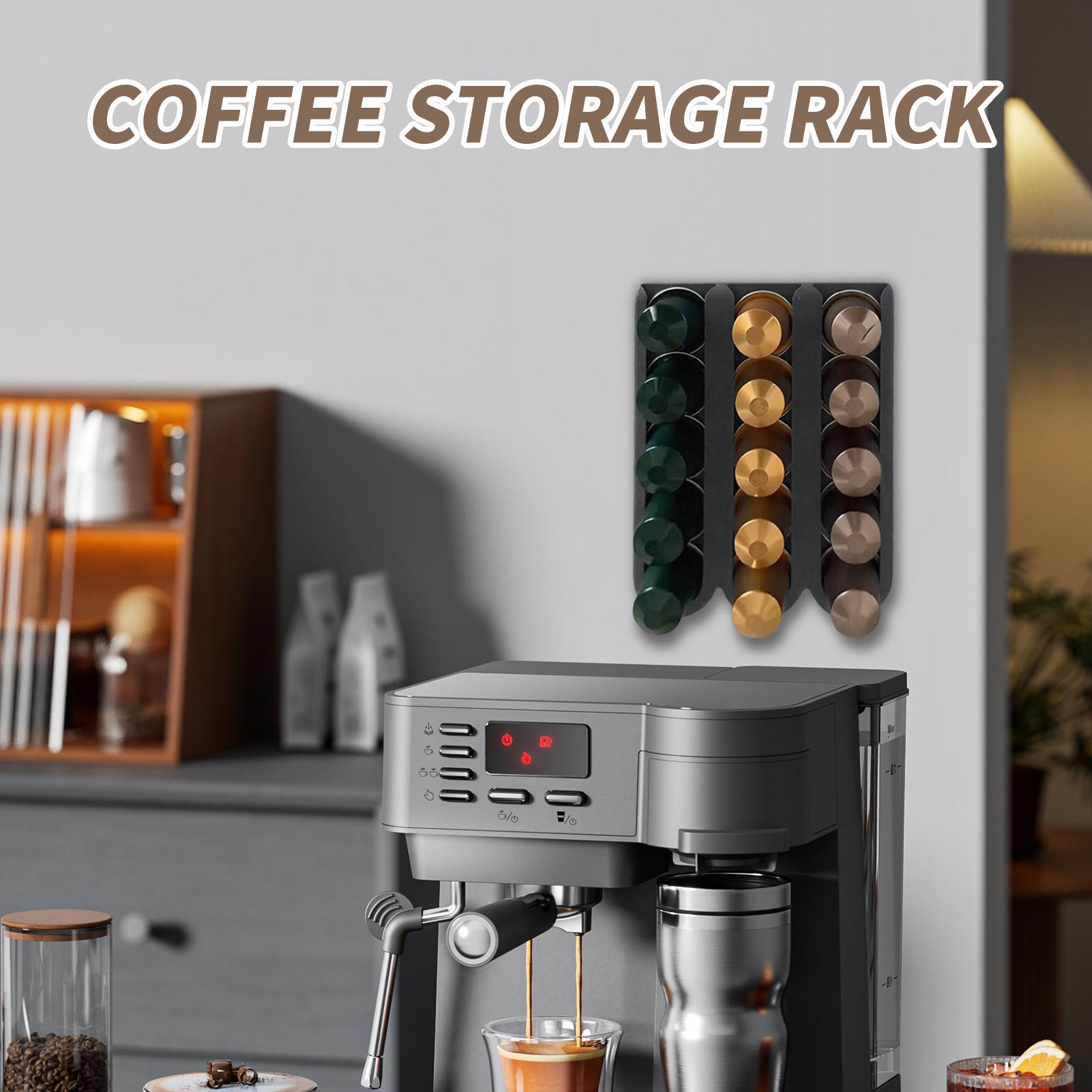 커피 포드 보관 벽걸이형 커피 포드 보관 랙 공간 절약 - Kitchen Gadgets Rack 리뷰 및 가격