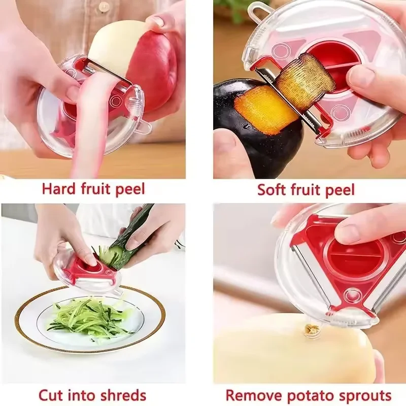 1PC 트리오 필러 세트 야채 필러 슬라이서 슈레더 다 - Kitchen Gadgets Vegetable Cutter 리뷰 및 가격