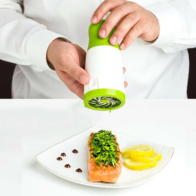 다기능 수동 향신료 분쇄기 파슬리 채칼 허브 그라인더  - Kitchen Gadgets Vegetable Cutter 리뷰 및 가격