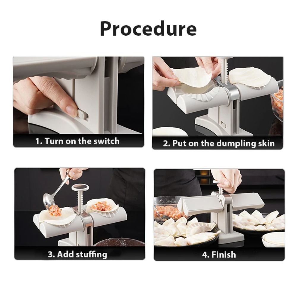 자동 만두 기계 청소 용이 이중 헤드 프레스 다이 파이 - Zyliss Kitchen Gadgets 리뷰 및 가격