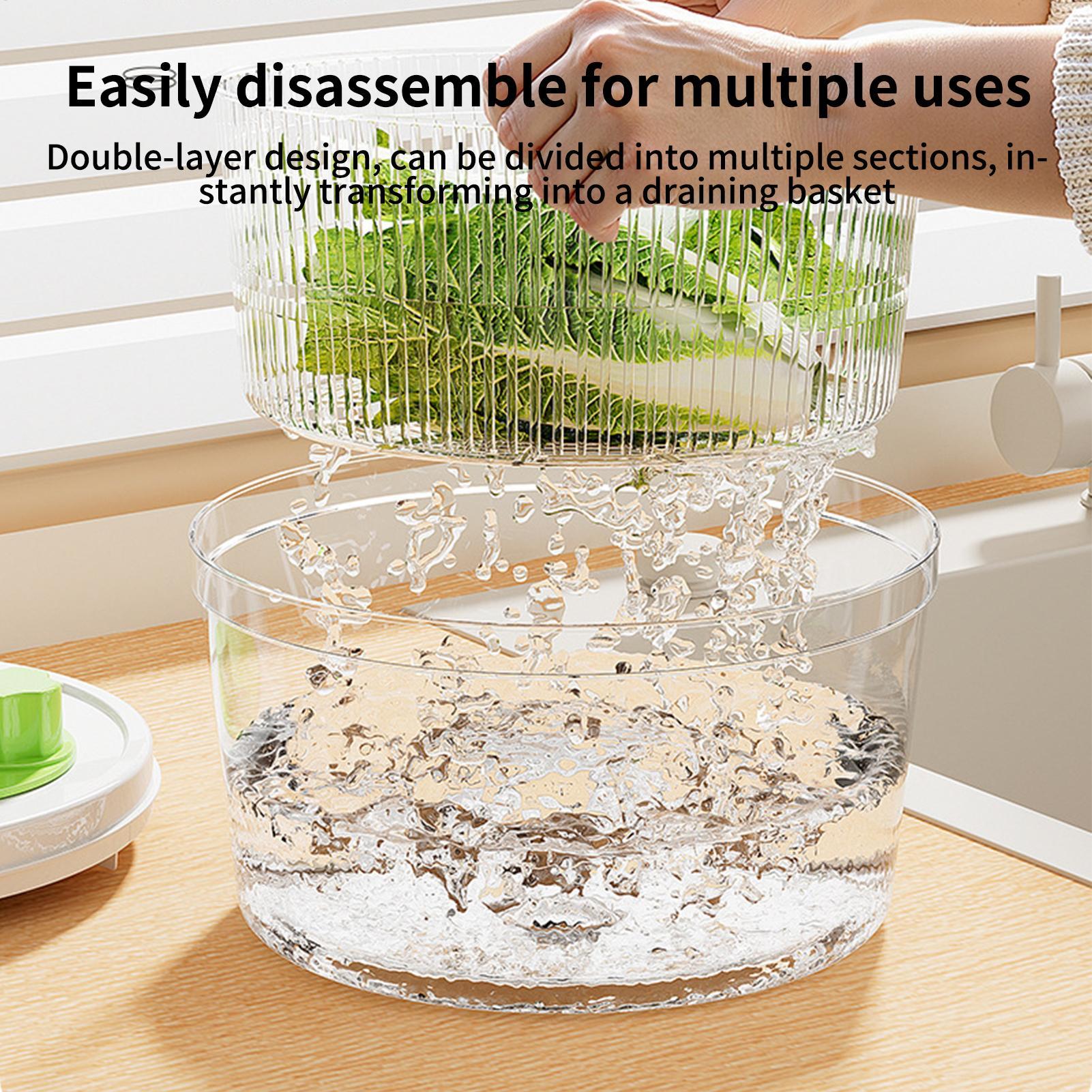 수동 샐러드 스피너(배수구 포함) 상추 및 채소 건조기 - Salad Spinner 리뷰 및 가격