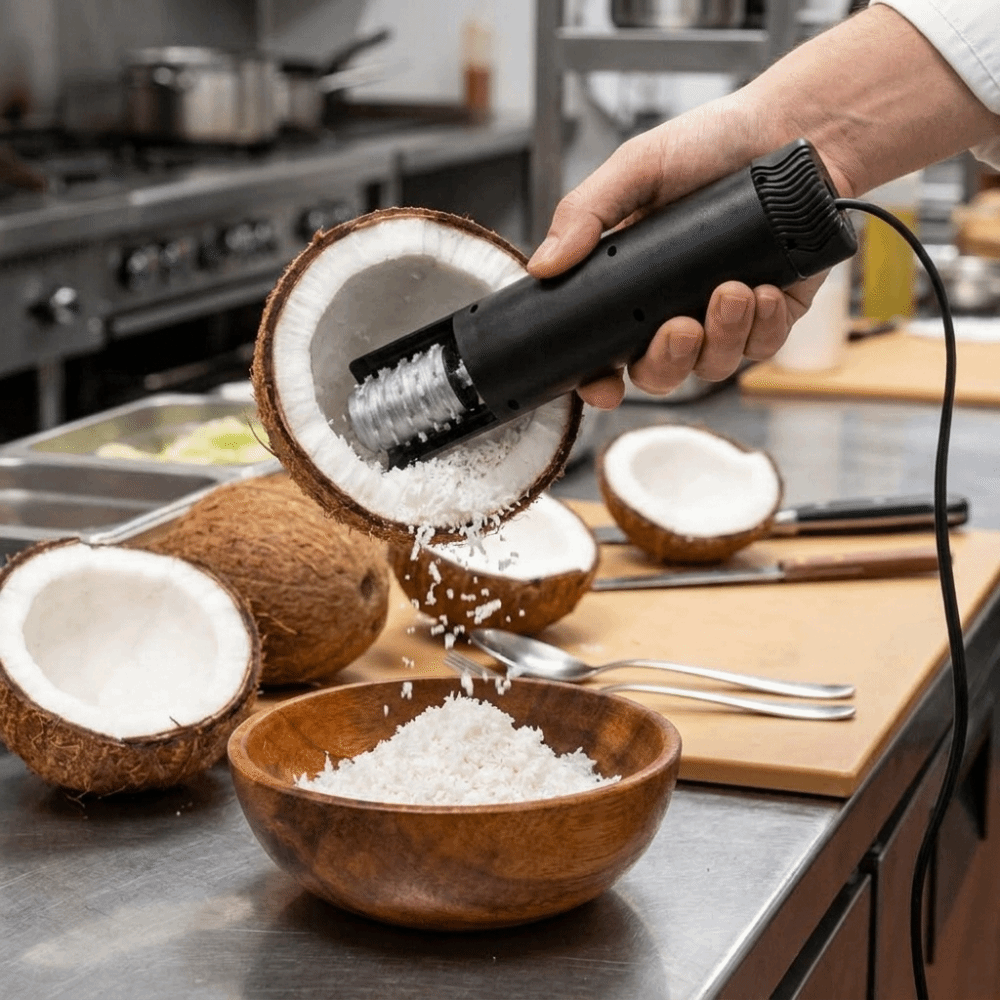 물튀김 방지 전기 코코넛 과육 분쇄기 안전 회전식 코코 - Kitchen Gadgets Uk 리뷰 및 가격