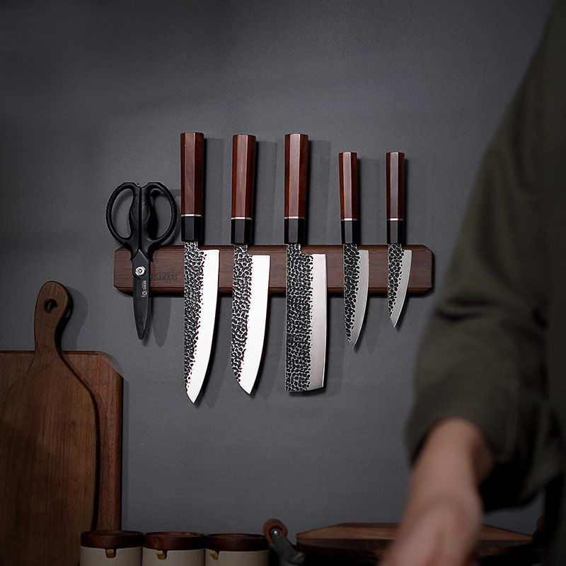 브랜드 두꺼운 아카시아 나무 자석 칼 홀더 40 50C - Magnetic Knife Strip 리뷰 및 가격