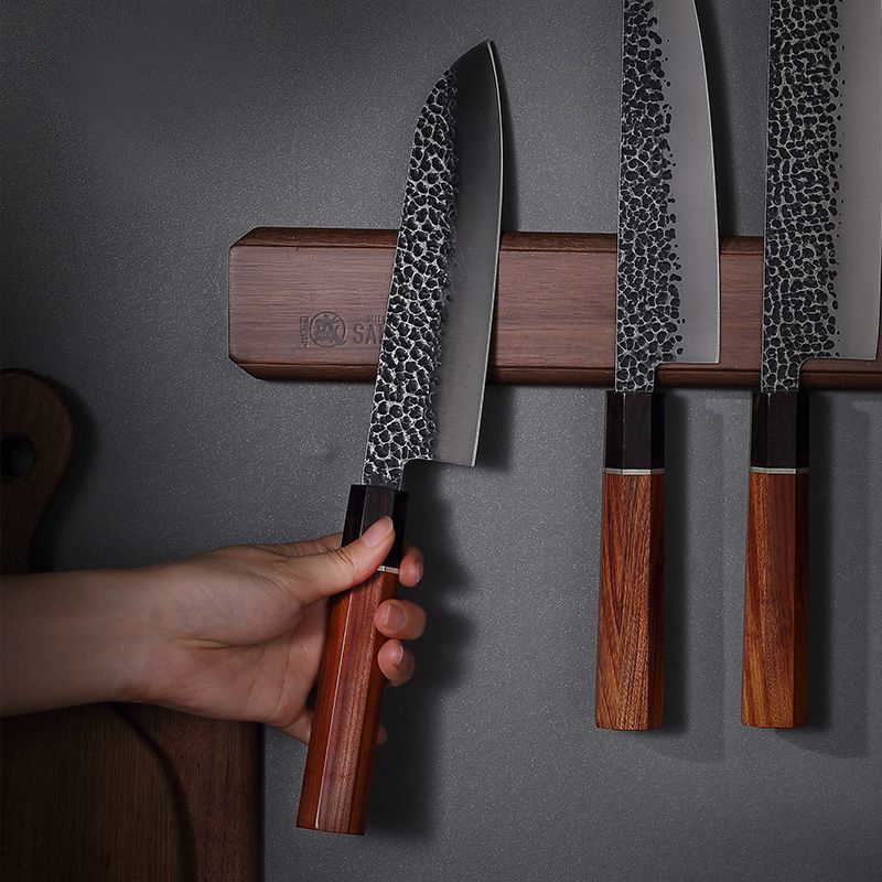 브랜드 두꺼운 아카시아 나무 자석 칼 홀더 40 50C - Magnetic Knife Strip 리뷰 및 가격