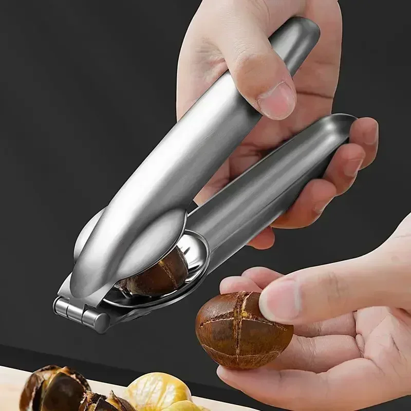스테인레스 스틸 밤나무 오프닝 기계 너트 크래커 탈곡기 - Kitchen Gadgets Hacks 리뷰 및 가격