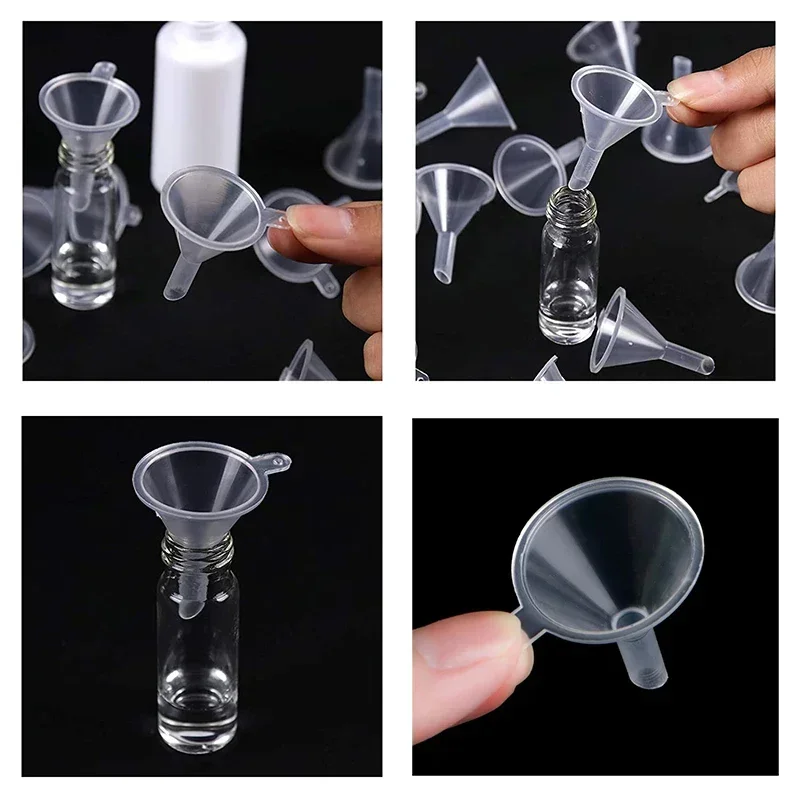 100개/세트 미니 액체 오일 깔때기 플라스틱 소형 깔 - Kitchen Gadgets For Small Kitchens 리뷰 및 가격