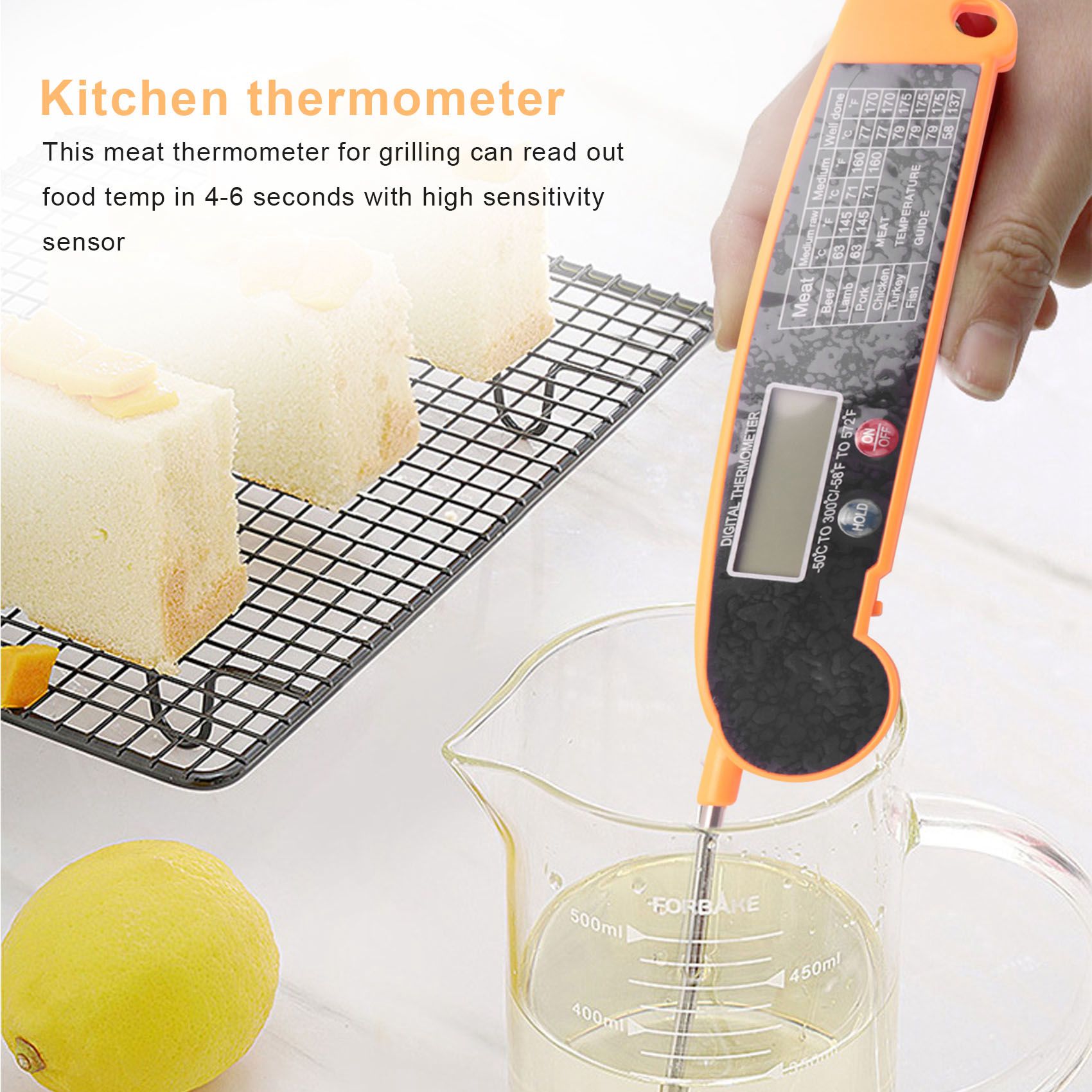 고정밀 온도 프로브가 있는 디지털 즉시 판독 육류 온도 - Instant Read Thermometer 리뷰 및 가격