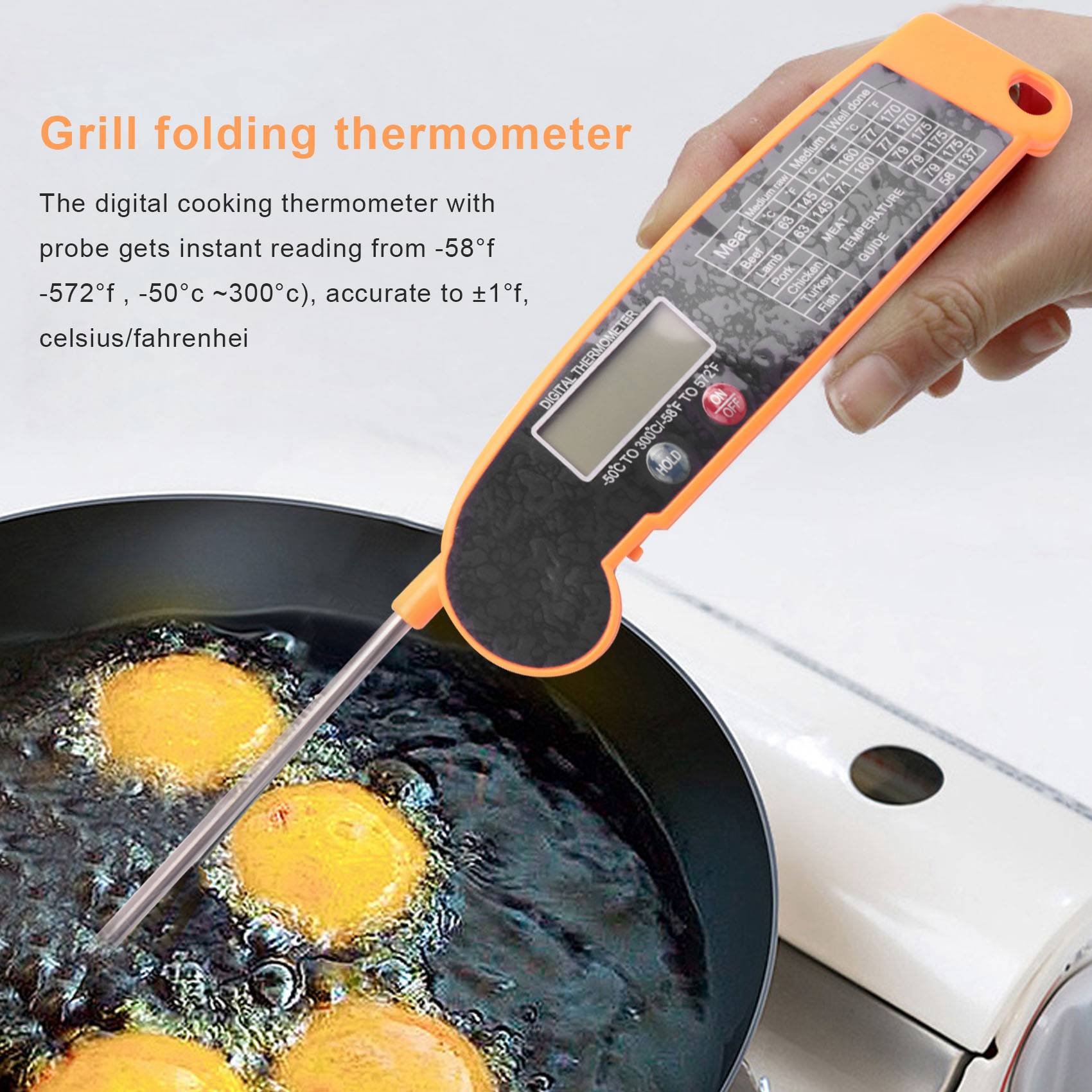 고정밀 온도 프로브가 있는 디지털 즉시 판독 육류 온도 - Instant Read Thermometer 리뷰 및 가격