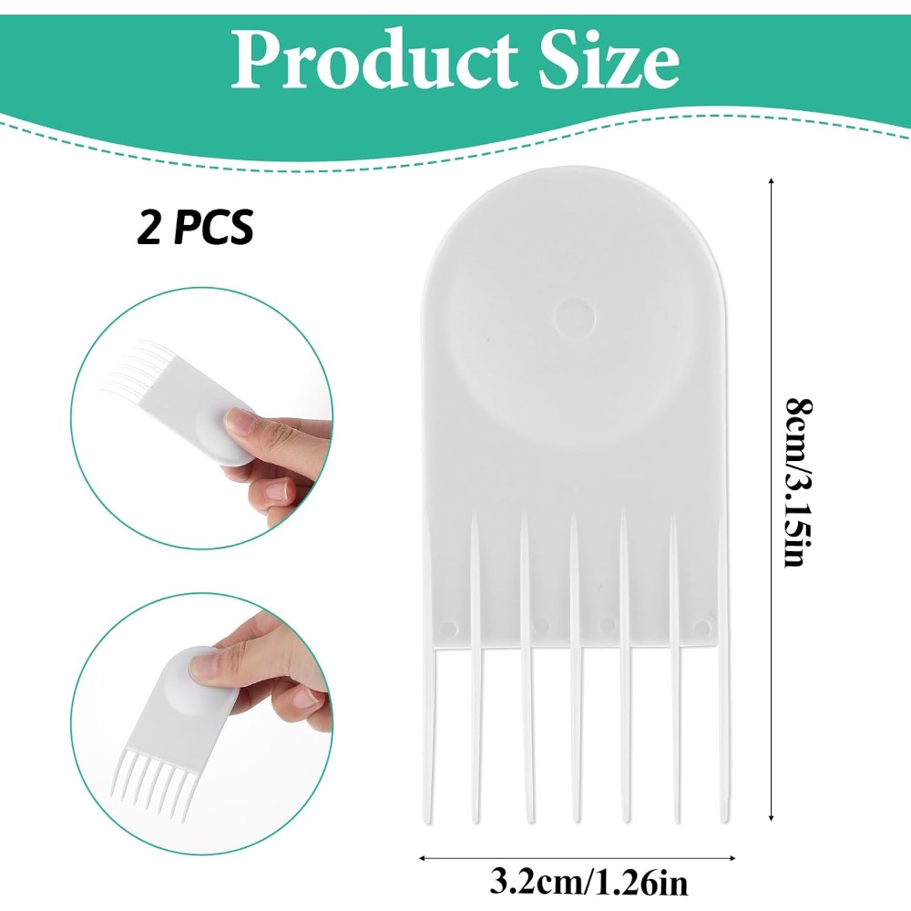 2Pcs 야채 다지기용 청소 브러쉬 도구 다목적 흰색  - Kitchen Gadgets Vegetable Cutter 리뷰 및 가격